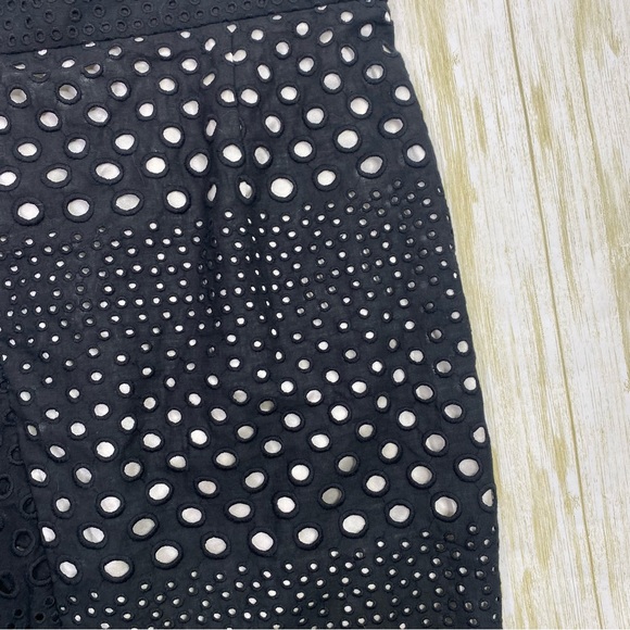 Kimora Lee Simmons Black Perforated Pencil Skirt - Picture 5 of 8